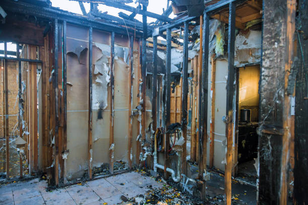 Professional Fire Damage Repair technician working in Fort Calhoun, NE